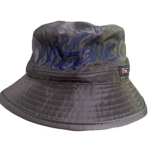 Mossimo Bucket Hat 1990s Blue Navy Adult Vintage Y2K Rare Cap